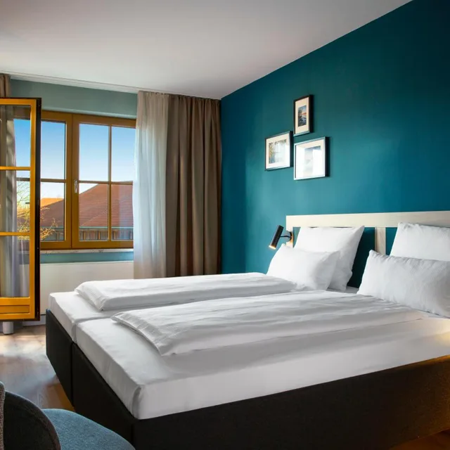 غرفة عائلية بسرير فردي بشرفة، Robinson Club Fleesensee 1/5