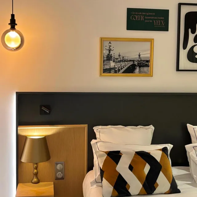 غرفة بسرير مزدوج لذوي الإعاقة، Hotel Star Champs Elysees 2/4