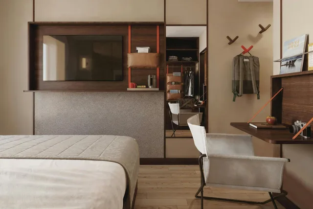 غرفة ديلوكس بسرير كوين بإطلالة على المدينة، Paris Gare du Nord La Fayette Hotel 3/4