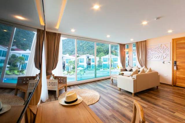 فيلا بإطلالة على البحر، Vannee Golden Sands Beachfront Resort 3/7