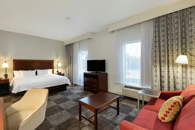 استوديو بسرير كينج مع أريكة، Hampton Inn and Suites Baton Rouge I 10 East 1/3
