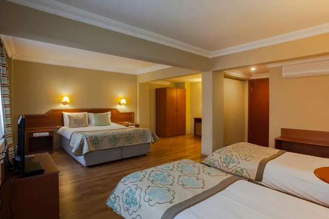 غرفة قياسية رباعية بسريرين منفصلين، Boyuguzel Thermal Otel 1/1
