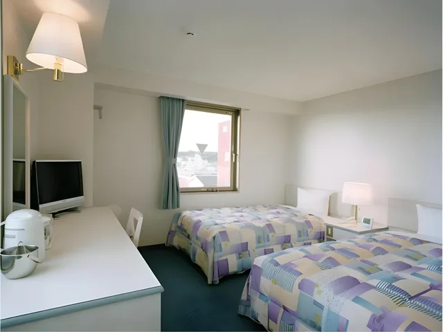 Semi Room, 2 Semi Double Beds, Smoking، Hotel Lexton Tokunoshima 1/1