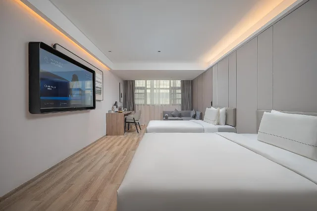 غرفة بسريرين منفصلين، Atour Hotel Fuzhou Railway Station 1/1
