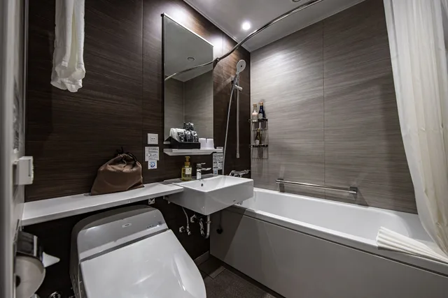 غرفة مفردة بسرير مزدوج، Hotel Trad Hakata 3/3