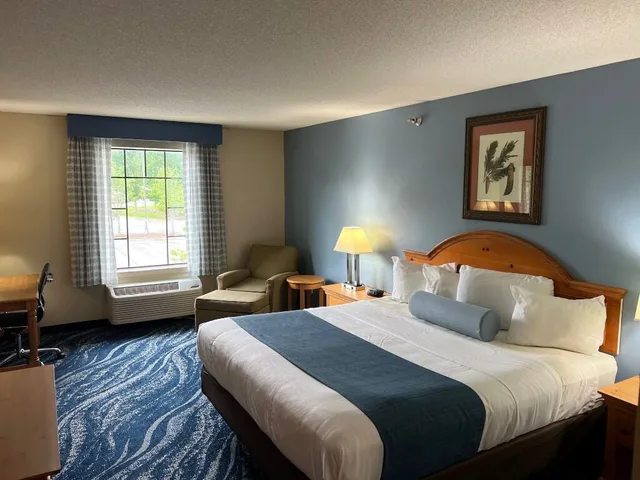 غرفة بريميوم بسرير كينج بإطلالة على البحيرة، The Lodge On Lake Oconee 1/1