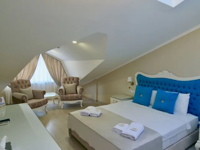 لوفت حصري بسريرين كوين بشرفة بغرفتي نوم، Gocek Naz Hotel 3/8