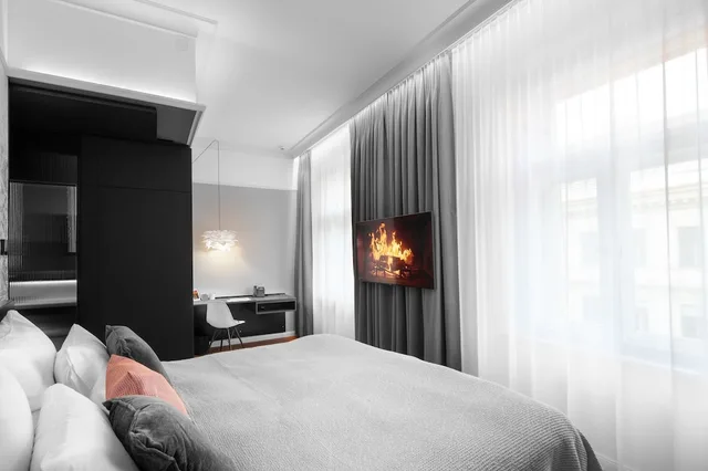 غرفة قياسية بسرير كوين، THE MANES Boutique Hotel Prague 1/5