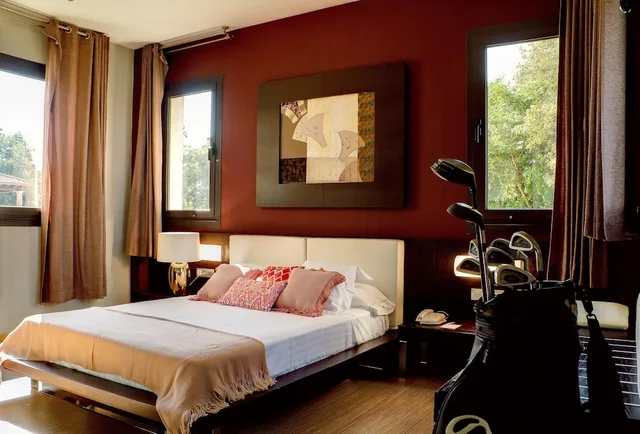 غرفة قياسية بسرير مزدوج، Hotel Oca Palacio de la Llorea and Spa 1/2