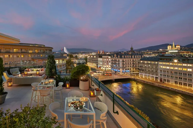 غرفة بسرير كينج، Mandarin Oriental, Geneva 2/2