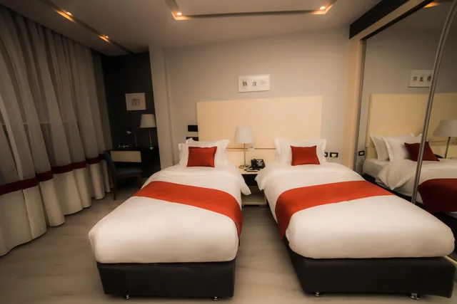 غرفة ديلوكس بسرير مزدوج أو سريرين منفصلين بشرفة، Petra Boutique Hotel 5/10