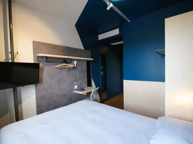 غرفة ثلاثية بسرير مزدوج وسرير فردي، Ibis budget Loudeac Velodrome 4/8