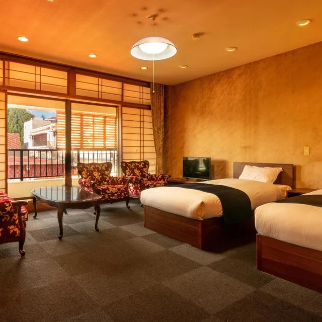 Inner, Japanese Western, Junior Suite, Indoor Bath، Ooedo Onsen Monogatari Unzen Toyokan 1/2