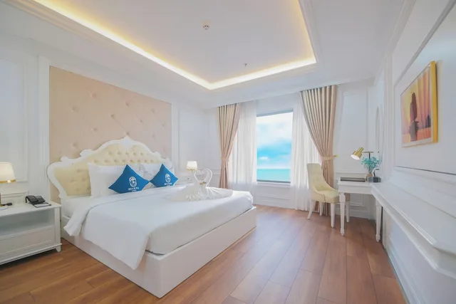 غرفة فاخرة بسرير كينج بإطلالة على البحر، Sea Soul Hotel 2/4