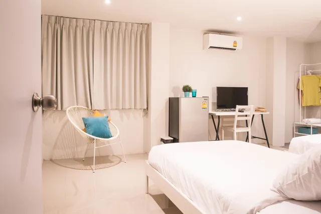 غرفة قياسية بسريرين منفصلين، ME U Hostel Pattaya 3/6