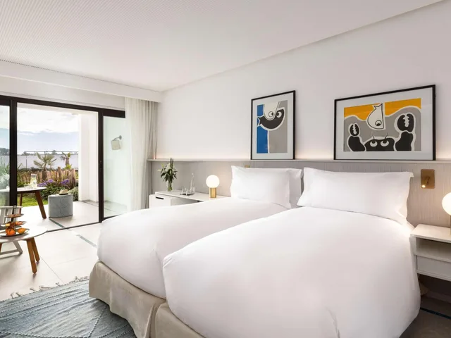 غرفة سوبيريور بسريرين منفصلين بإطلالة على الحديقة، SOFITEL AGADIR THALASSA SEA AND SPA 5/9