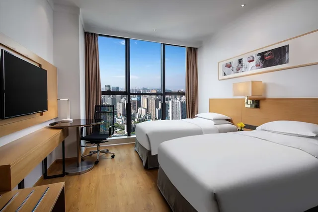 غرفة سوبيريور بسريرين منفصلين، Ramada Encore by Wyndham Chongqing Yubei 1/1
