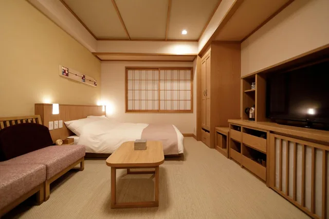 غرفة بسرير مزدوج، Kotohira Onsen Onyado Shikishima-Kan 4/5