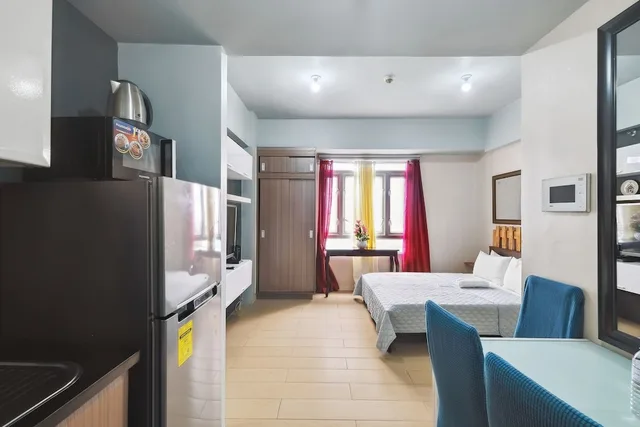 استوديو بسرير كوين، Tess and Tessha Condotel near T3 Airport 5/8