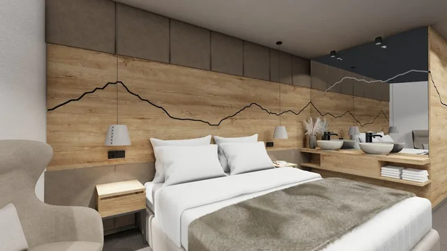 غرفة سوبيريور بسرير كوين، Wellness Hotel Svornost 3/6
