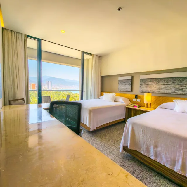 غرفة ديلوكس بانورامية بإطلالة على البحر، Hotel Mio Vallarta - Adults Only 1/8