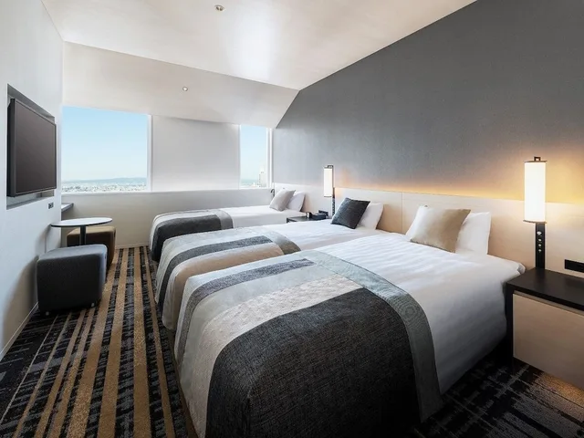 غرفة ديلوكس ثلاثية بثلاثة أسرّة، Hotel Hankyu RESPIRE OSAKA 2/6