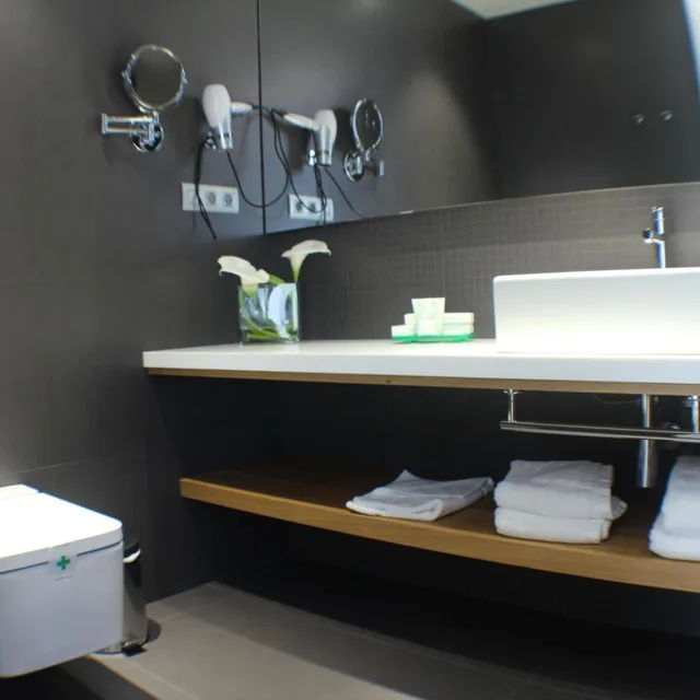غرفة بسرير مزدوج أو سريرين منفصلين، Hotel U Viveiro 9/10