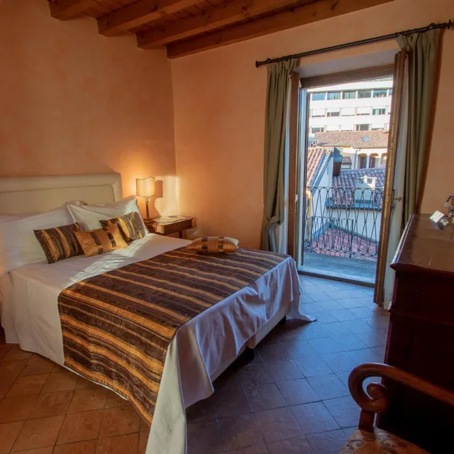 غرفة سوبيريور بسرير مزدوج أو سريرين منفصلين، Albergo Le Due Corti 1/7