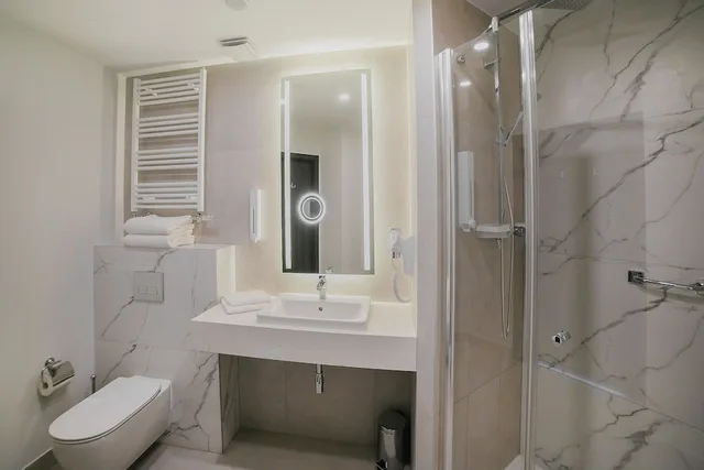 غرفة قياسية بسريرين منفصلين، B&B HOTEL Warsaw East 7/10