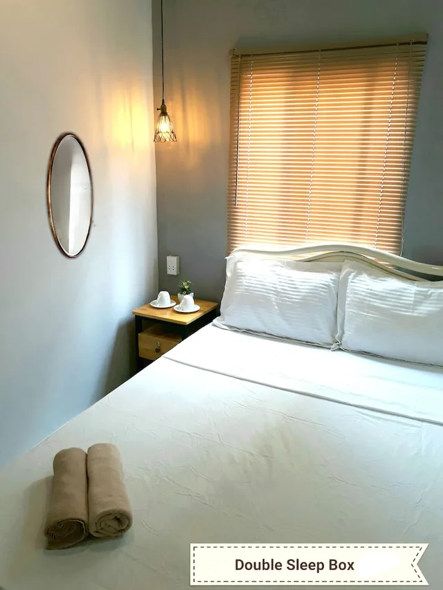 Basic, Double Bed, Shared Bathroom, Khoi Hostel 1/2