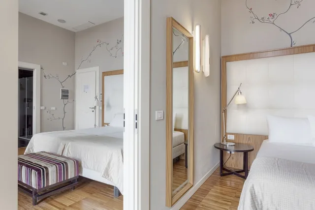 غرفة عائلية بسرير مزدوج وسريرين منفصلين، Italiana Hotels Milan Rho Fair 4/8