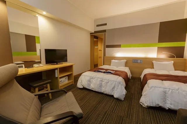 غرفة قياسية بسريرين منفصلين، Kusatsu Now Resort Hotel 3/5