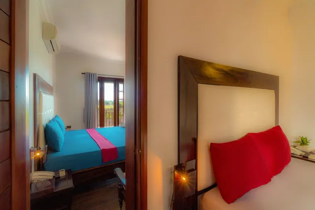 غرفة عائلية رباعية بسريرين كوين، Golden Peach Villa Hoi An 3/4
