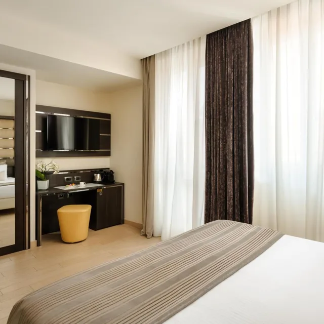 غرفة ديلوكس بسرير مزدوج أو سريرين منفصلين، Arcotel Wimberger 4/10