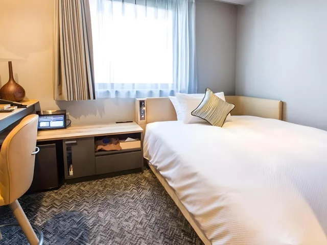 غرفة صغيرة بسرير مزدوج للمدخنين، HOTEL MUSSE GINZA MEITETSU 1/2