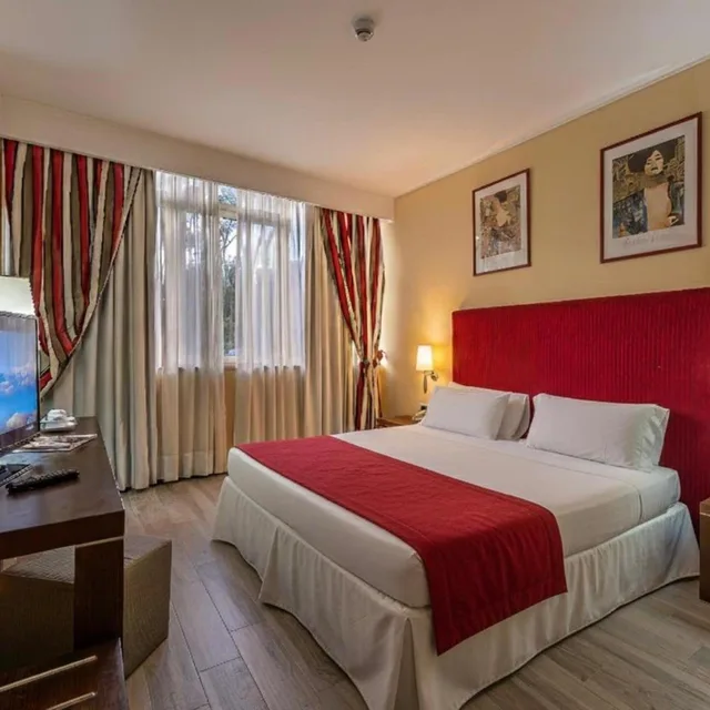 غرفة كلاسيكية بسرير مزدوج يُسمح فيها بالحيوانات الأليفة، Cardinal Hotel St Peter 2/3