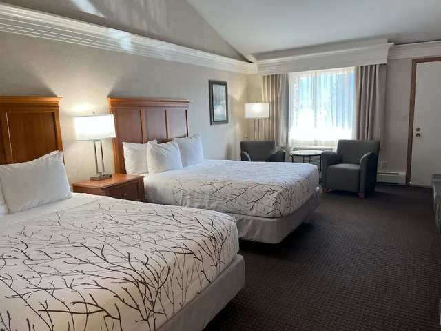 غرفة قياسية بسريرين كوين بإطلالة على الجبل، Best Western Plus Silver Saddle Inn 2/8