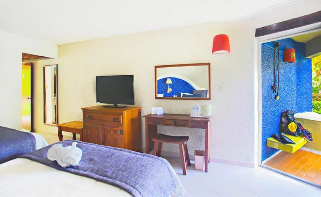 غرفة سوبيريور بإطلالة على الحديقة، Casa Del Mar Cozumel Hotel And Dive Resort 3/4
