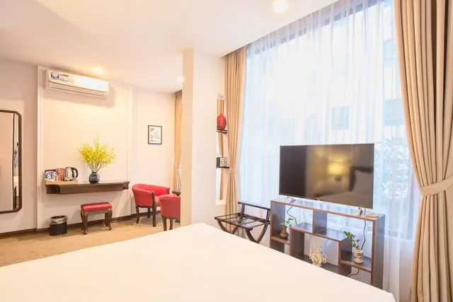 غرفة سوبيريور بسرير كينج، Dinh Ami Hanoi Hotel 5/6