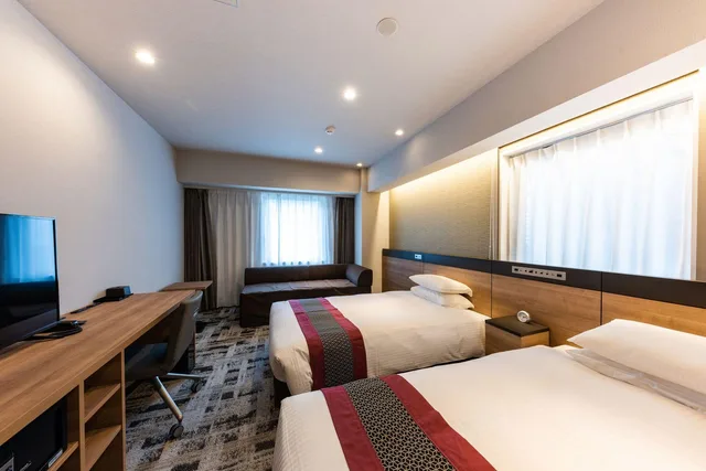 غرفة ديلوكس بسريرين منفصلين بحوض استحمام، Kazusaya Hotel 1/1