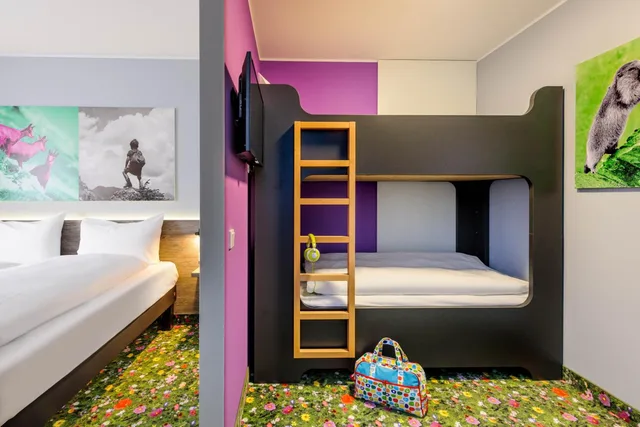 غرفة عائلية بسرير بطابقين، Felix Hotel Kaufbeuren 7/9