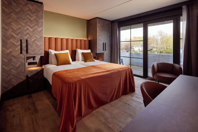 غرفة كومفورت بسرير مزدوج أو سريرين منفصلين، Van Der Valk Hotel Dennenhof 1/6