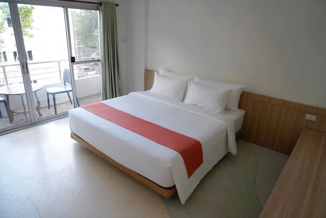 غرفة قياسية بسرير كوين بإطلالة على المسبح، Wild Orchid Villa Krabi 10/10