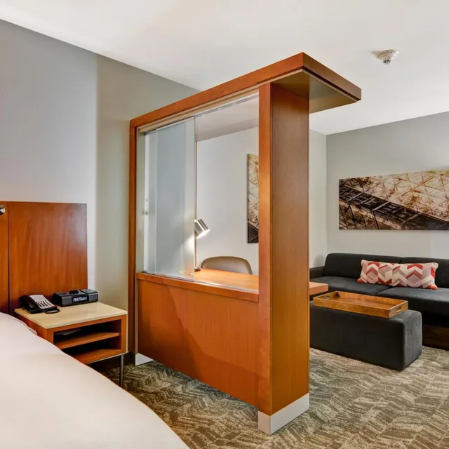 استوديو بسرير كينج مع أريكة بحوض استحمام لذوي الإعاقة، Springhill Suites By Marriott Denver Anschutz Medical Campus 2/3