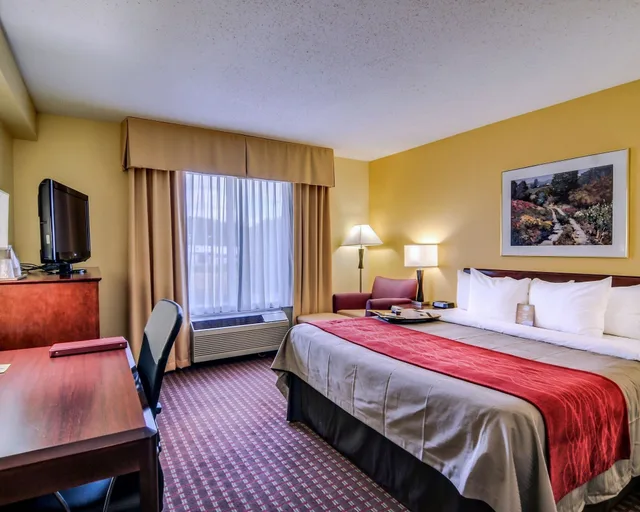 غرفة بسرير كينج لذوي الإعاقة، Comfort Inn and Suites Hillsville I-77 1/5