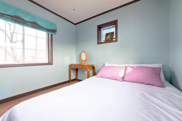 غرفة أساسية بسريرين مزدوجين بـ3 غرف نوم، Ga Pyeong Four Season Pension 1/8