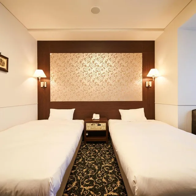 Twin Beds, West Wing، Hotel Global View Kushiro 2/5
