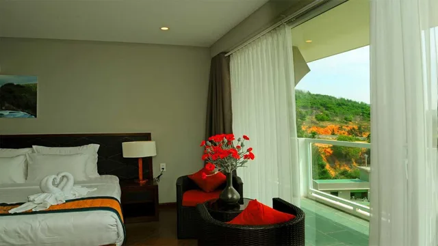 غرفة غراند ديلوكس بسريرين منفصلين بإطلالة على البحر، Sandunes Beach Resort Spa 2/10