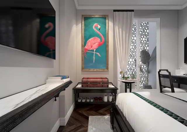 غرفة ديلوكس بسريرين منفصلين بغرفة نوم واحدة، HANOI GRACEFUL HOTEL 6/10