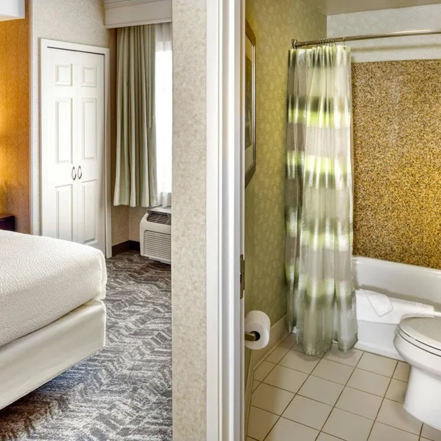 جناح بسرير كينج مع سرير سحّاب إضافي مع أريكة، SpringHill Suites Salt Lake City Downtown 3/4